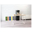 Table haute Easydesk - 150 x 75 cm - Pied blanc et plateau hêtre - PAPERFLOW