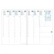 Agenda semainier Everest - 21x27cm - Bleu foncé - Septembre à septembre - QUO VADIS