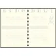 Agenda semainier  Swan - 21x29,7cm - Bleu p&eacute;trole - Janvier &agrave; d&eacute;cembre - EXACOMPTA 