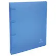 Classeur polypropyl&egrave;ne chromaline A4 - 4 anneaux - Bleu clair - Exacompta 