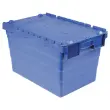 Bac navette gerbable 64 litres bleu