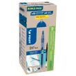 10 Stylos bille gel rétractable + 10 recharges ( dont 5 gratuites) pointe moyenne bleu - PILOT