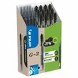 12 Stylos bille gel rétractable G2 + 12 (dont 6 gratuites) recharges - Noir - PILOT