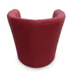 Siège une place simili cuir rouge