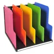 Trieur vertical Modulotop Ecoblack A4+ - 4 compartiments - Coloris assortis - Exacompta 