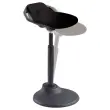 Tabouret ergonomique &agrave; bascule Flexy mont&eacute; - Noir 