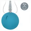 Ballon assise ergonomique Ergo Cosy Active - Ø 65 cm - Bleu - Leitz