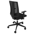 Siège de bureau synchrone avec accotoirs 4D Navigo - Mesh - Noir - Monté