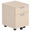 Caisson mobile 2 tiroirs - Acacia clair 