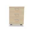 Caisson mobile 3 tiroirs  - Acacia clair 