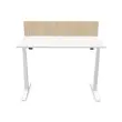 Cloisonnette pour bureau L. 160 acaciaclair/alu