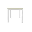 Bureau BRUXELLES 180 x 80 acacia - pieds  blancs 