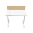 Cloisonette pour bureau L.140 hêtre/blanc