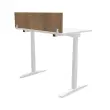 Cloisonnette pour bureau L 140 noyer/blanc 
