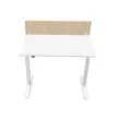 Cloisonnette pour bureau L 140 acacia/blanc 
