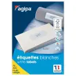 100 Planches d'étiquettes multiusages 70x70 mm soit 1200 étiq/boîte