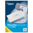 100 Planches d'&eacute;tiquettes multiusages 105x42,4 mm soit 1400 &eacute;tiq/bo&icirc;te 