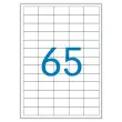 100 Planches d'&eacute;tiquettes laser 100%recycl&eacute;es 38,1 x21,2 mm  6500 &eacute;tiq 