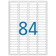 25 Planches d'étiquettes 46x11,1 mm soit 2100 étiq/boîte