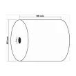 10 Bobines de papier thermique largeur 8 cm - EXACOMPTA 