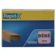1000 Agrafes Bébé cuivrées pour agrafeuses de bureau - 4 mm - RAPID