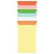 100 Fiches T pour planning - Taille 4 - Rouge - NOBO 