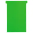100 Fiches T pour planning - Taille 4 - Vert - NOBO