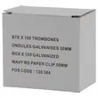 100 Trombones ondulés 5 cm
