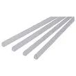 25 Baguettes &agrave; relier - 6 mm - Cristal - Pavo 