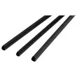 25 Baguettes &agrave; relier - 6 mm - Noir - Pavo 