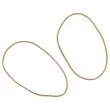 Sachet de 1 kg de bracelets élastiques étroits en caoutchouc - Blond - 100 mm - SIGN