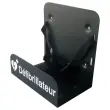 Support mural en m&eacute;tal pour DAE L 23x P 15,4 x H 21,7 cm, noir 