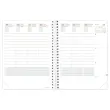 Agenda semainier Time Life - 21x27cm - Bleu - Janvier à décembre - QUO VADIS