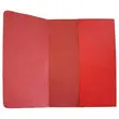 10 Chemises pochettes carte lustrée avec soufflet 250 g