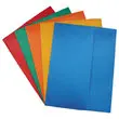 10 Chemises pochettes carte lustr&eacute;e avec soufflet 250 g 