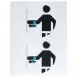 2 poignée de porte, adaptateur ouverturesans les mains,handicap/hygiène