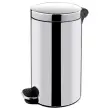 Poubelle à pédale 30 litres - Inox