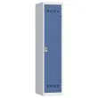 Vestiaire d'atelier ind. salissante,1 col, H180 x L40 X P50 cm gr/bleu 