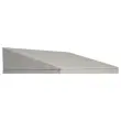 Coiffe pour vestiaire 1 colonne L.40 cm gris clair 