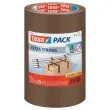 3 Rouleaux d'adhésif d'emballage Extra Strong - 66 m x 50 mm - Brun - Tesa