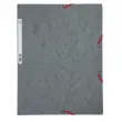 Chemise 3 rabats à élastiques carte lustrée - Gris - EXACOMPTA