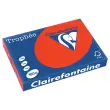 Ramette de 250 feuilles Troph&eacute;e - A3 - 160g - Rouge corail - CLAIREFONFAINE 