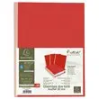 25 Chemises dos toilé Forever 320g - 24 x 32 cm - Rouge - EXACOMPTA