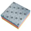 Bloc cube 320 feuilles - 76x76 mm - Couleurs assorties claires - FIDUCIAL OFFICE SOLUTIONS