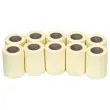 10 Recharges de notes repositionnables en rouleau pour d&eacute;vidoir - Jaune - 10 m x 6 cm 