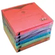 6 Blocs notes repositionnables - 7,6 x 7,6 cm - Couleurs vives assorties - FIDUCIAL