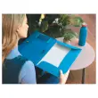 Chemise 3 rabats à élastique Cosy en polypropylène durable - Format A4 - Bleu - LEITZ