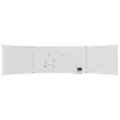 Tableau blanc triptyque UNITE PLUS - Surface émaillée - 100 x 200 cm - Legamaster