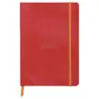 Carnet broché Rhodiarama A6 140 pages - couverture souple - rouge - RHODIA