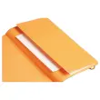 Carnet broché Rhodiarama A6 140 pages,ligné, couverture souple noire
